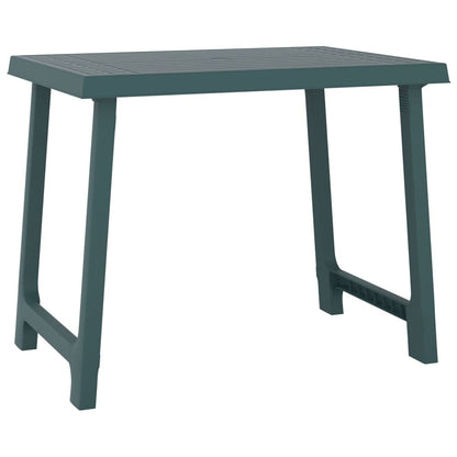 Tavolo da Campeggio Verde 79x56x64cm in PP Aspetto in Legno | homemem39