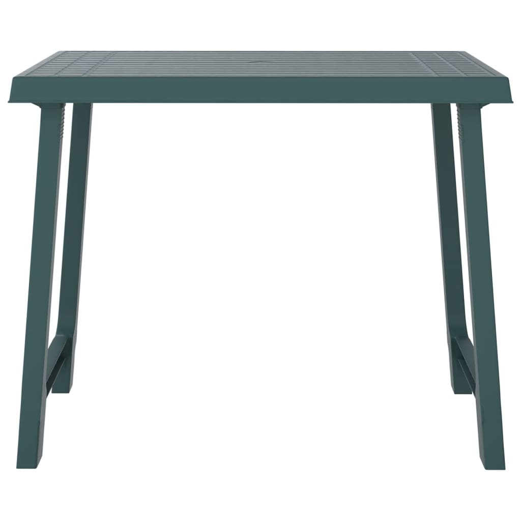 Tavolo da Campeggio Verde 79x56x64cm in PP Aspetto in Legno | homemem39