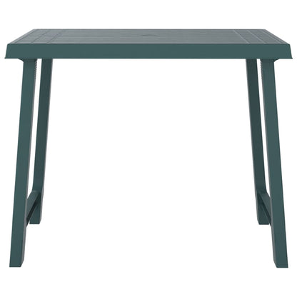 Tavolo da Campeggio Verde 79x56x64cm in PP Aspetto in Legno | homemem39