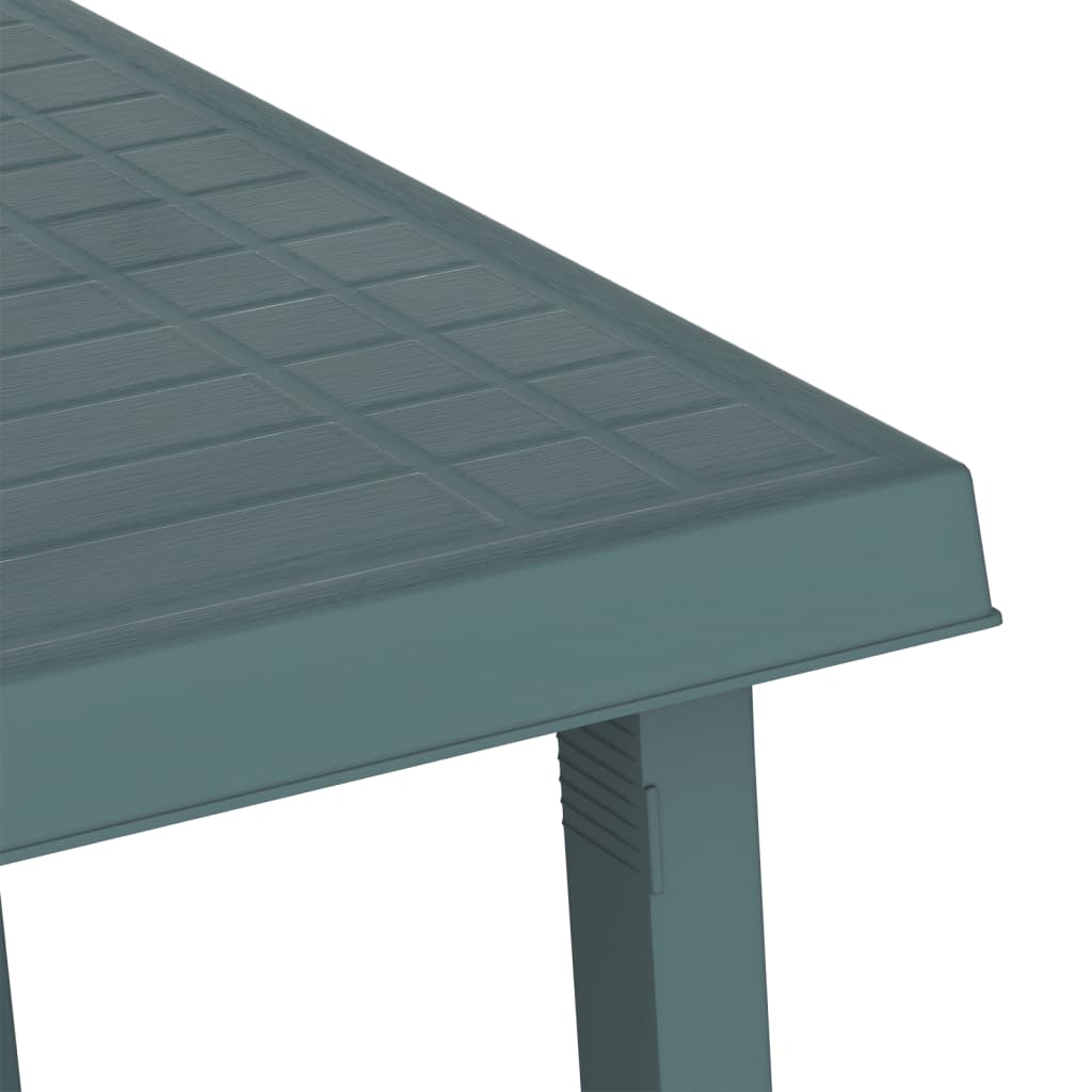 Tavolo da Campeggio Verde 79x56x64cm in PP Aspetto in Legno | homemem39