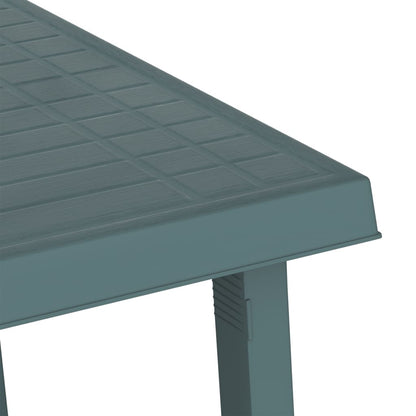 Tavolo da Campeggio Verde 79x56x64cm in PP Aspetto in Legno | homemem39