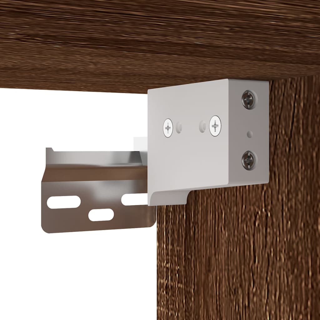 Set Mobili Porta TV 3 pz Rovere Marrone in Legno Multistrato - homemem39