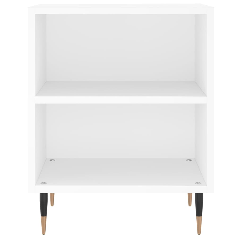 Comodini 2 pz Bianchi 40x30x50 cm in Legno Multistrato - homemem39