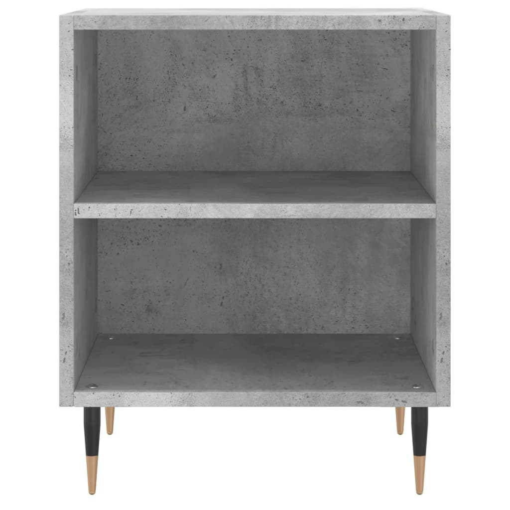 Comodini 2 pz Grigio Cemento 40x30x50 cm in Legno Multistrato - homemem39