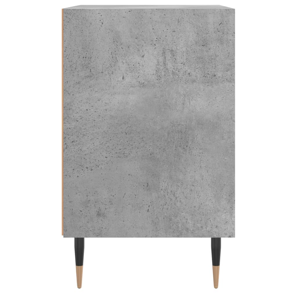 Comodini 2 pz Grigio Cemento 40x30x50 cm in Legno Multistrato - homemem39