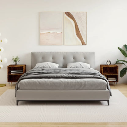 Comodini Rovere Fumo 2 pz 40x30x50 cm in Legno Multistrato - homemem39