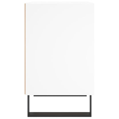 Comodino Bianco 40x30x50 cm in Legno Multistrato - homemem39