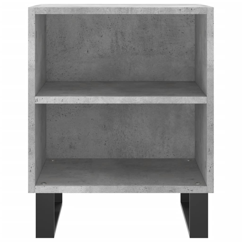 Comodini 2 pz Grigio Cemento 40x30x50 cm in Legno Multistrato - homemem39