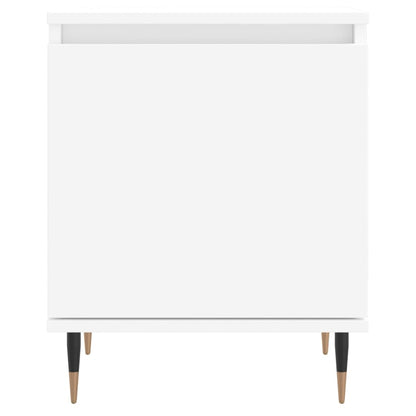 Comodini 2 pz Bianchi 40x30x50 cm in Legno Multistrato - homemem39