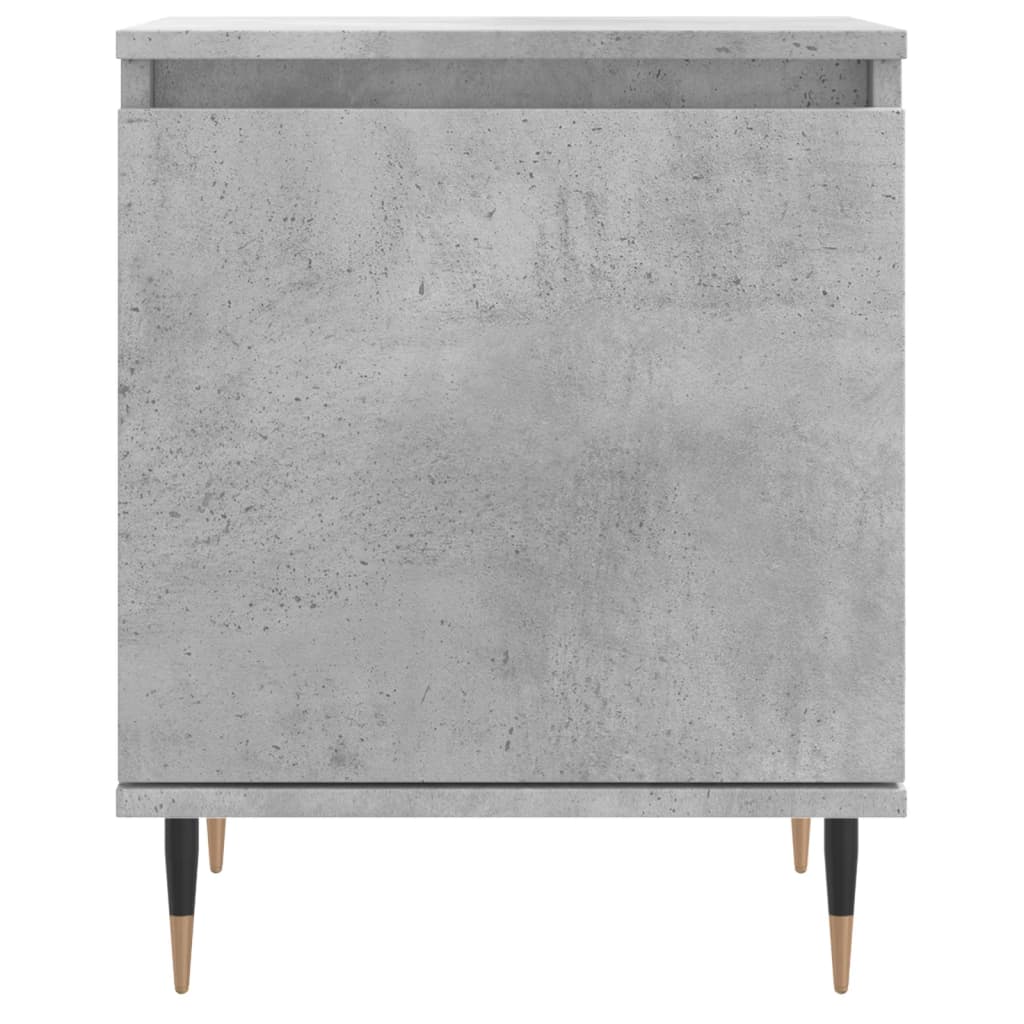 Comodini 2 pz Grigio Cemento 40x30x50 cm in Legno Multistrato - homemem39