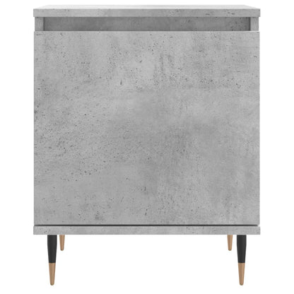 Comodini 2 pz Grigio Cemento 40x30x50 cm in Legno Multistrato - homemem39