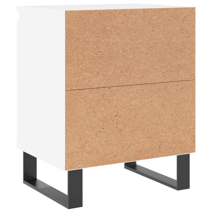 Comodini 2 pz Bianchi 40x30x50 cm in Legno Multistrato - homemem39