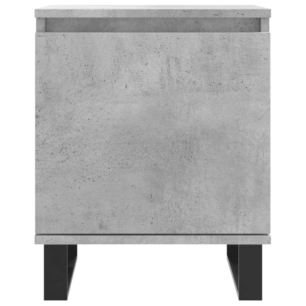 Comodini 2 pz Grigio Cemento 40x30x50 cm in Legno Multistrato - homemem39