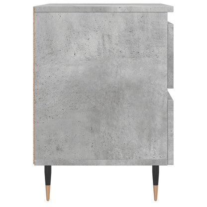 Comodini 2pz Grigio Cemento 40x35x50 cm in Legno Multistrato - homemem39