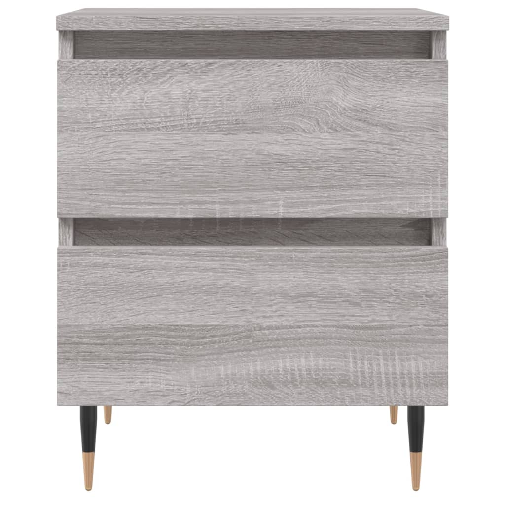 Comodino Grigio Sonoma 40x35x50 cm in Legno Multistrato - homemem39