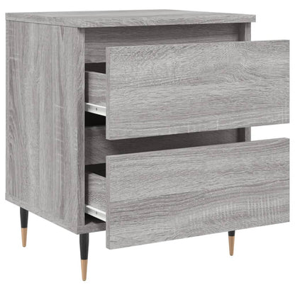 Comodino Grigio Sonoma 40x35x50 cm in Legno Multistrato - homemem39