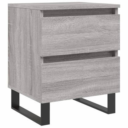 Comodino Grigio Sonoma 40x35x50 cm in Legno Multistrato - homemem39