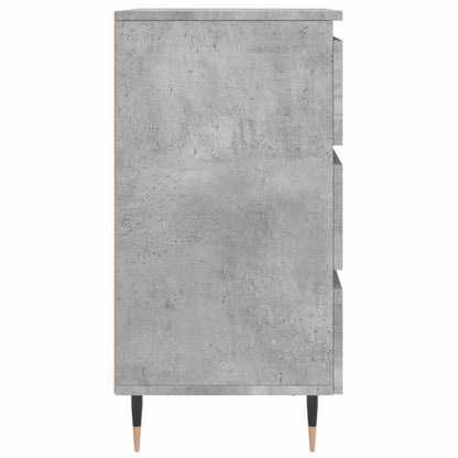 Comodini 2 pz Grigio Cemento 40x35x69 cm in Legno Multistrato - homemem39