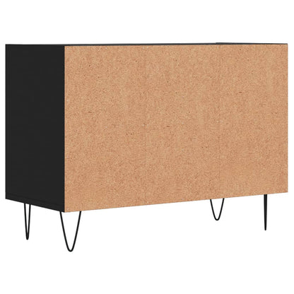 Mobile Porta TV Nero 69,5x30x50 cm in Legno Multistrato - homemem39