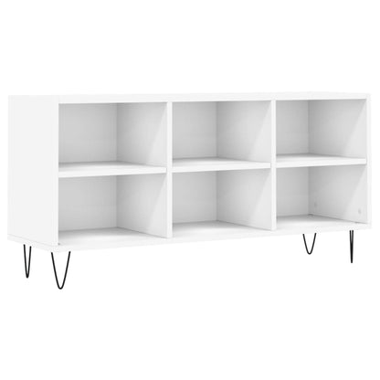 Mobile Porta TV Bianco 103,5x30x50 cm in Legno Multistrato