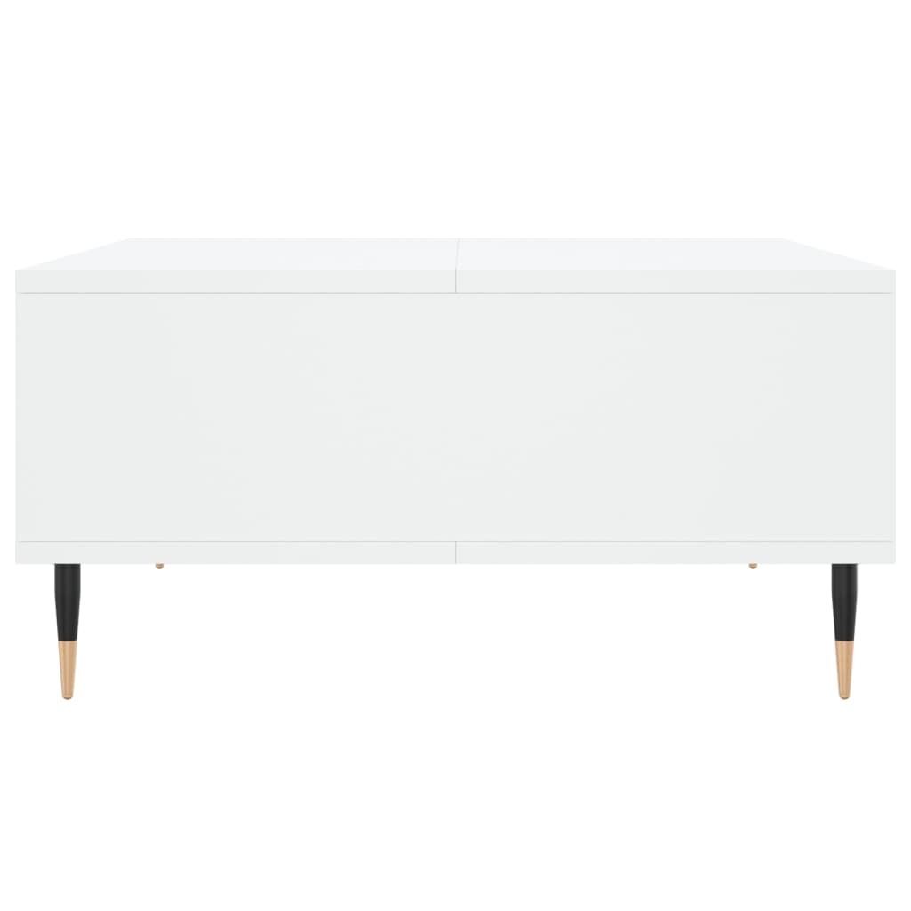 Tavolino da Salotto Bianco 60x60x30 cm in Legno Multistrato | homemem39
