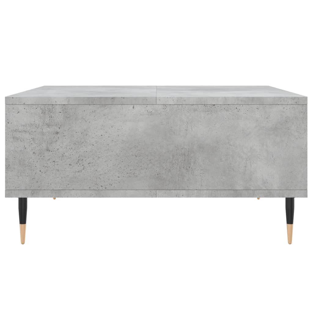 Tavolino da Salotto Grigio Cemento 60x60x30cm Legno Multistrato | homemem39