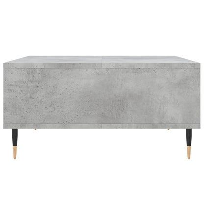 Tavolino da Salotto Grigio Cemento 60x60x30cm Legno Multistrato | homemem39