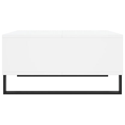 Tavolino da Salotto Bianco 60x60x30 cm in Legno Multistrato | homemem39