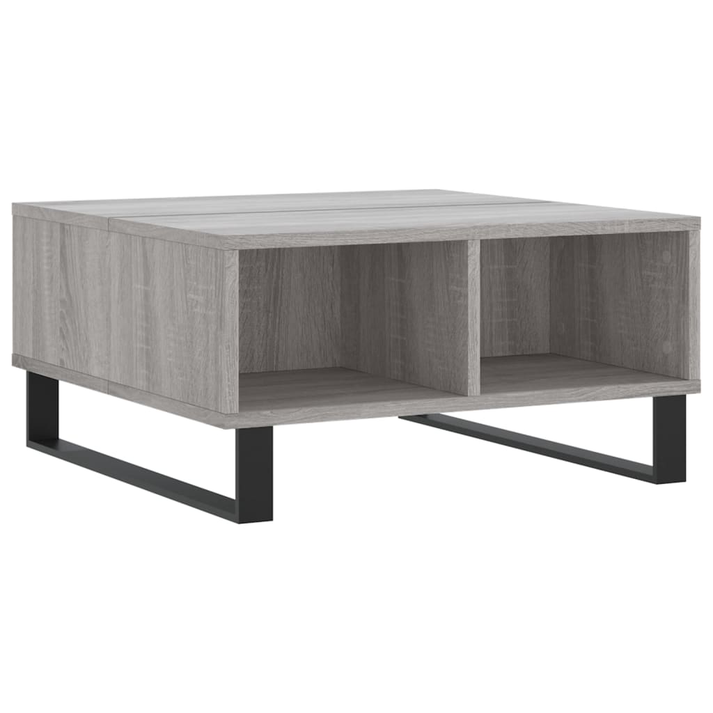 Tavolino da Salotto Grigio Sonoma 60x60x30 cm Legno Multistrato | homemem39