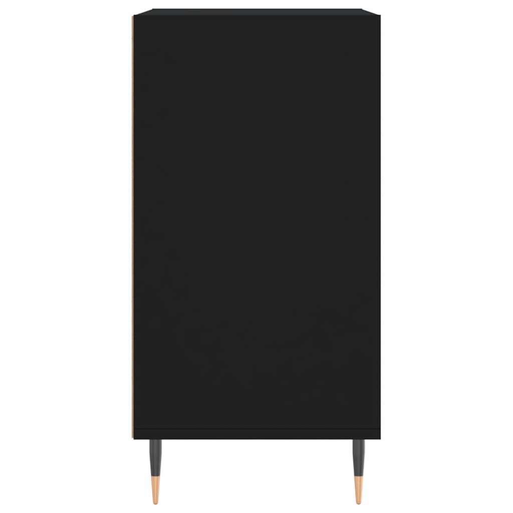 Credenza Nera 57x35x70 cm in Legno Multistrato - homemem39