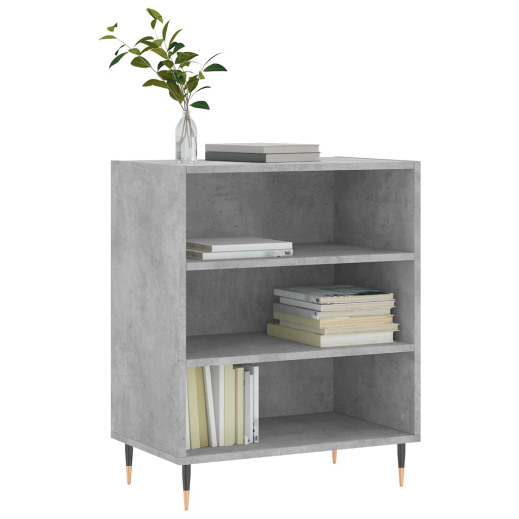 Credenza Grigio Cemento 57x35x70 cm in Legno Multistrato - homemem39