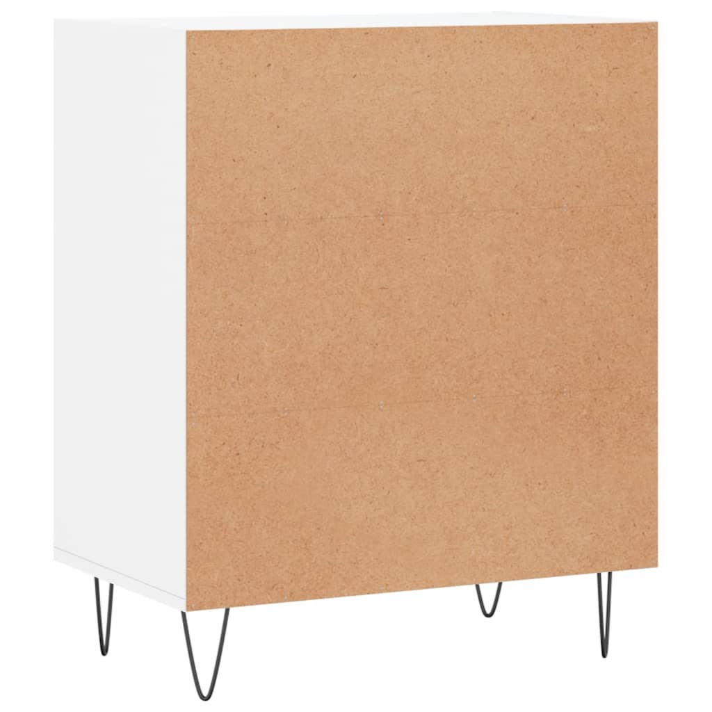 Credenza Bianca 57x35x70 cm in Legno Multistrato - homemem39