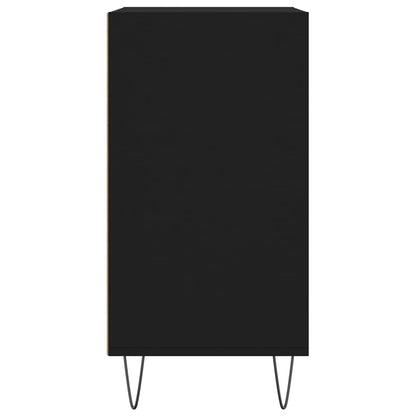 Credenza Nera 57x35x70 cm in Legno Multistrato - homemem39