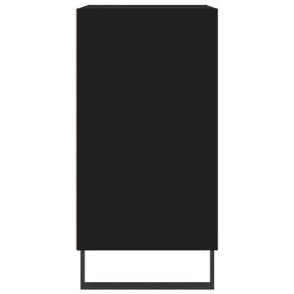 Credenza Nera 57x35x70 cm in Legno Multistrato