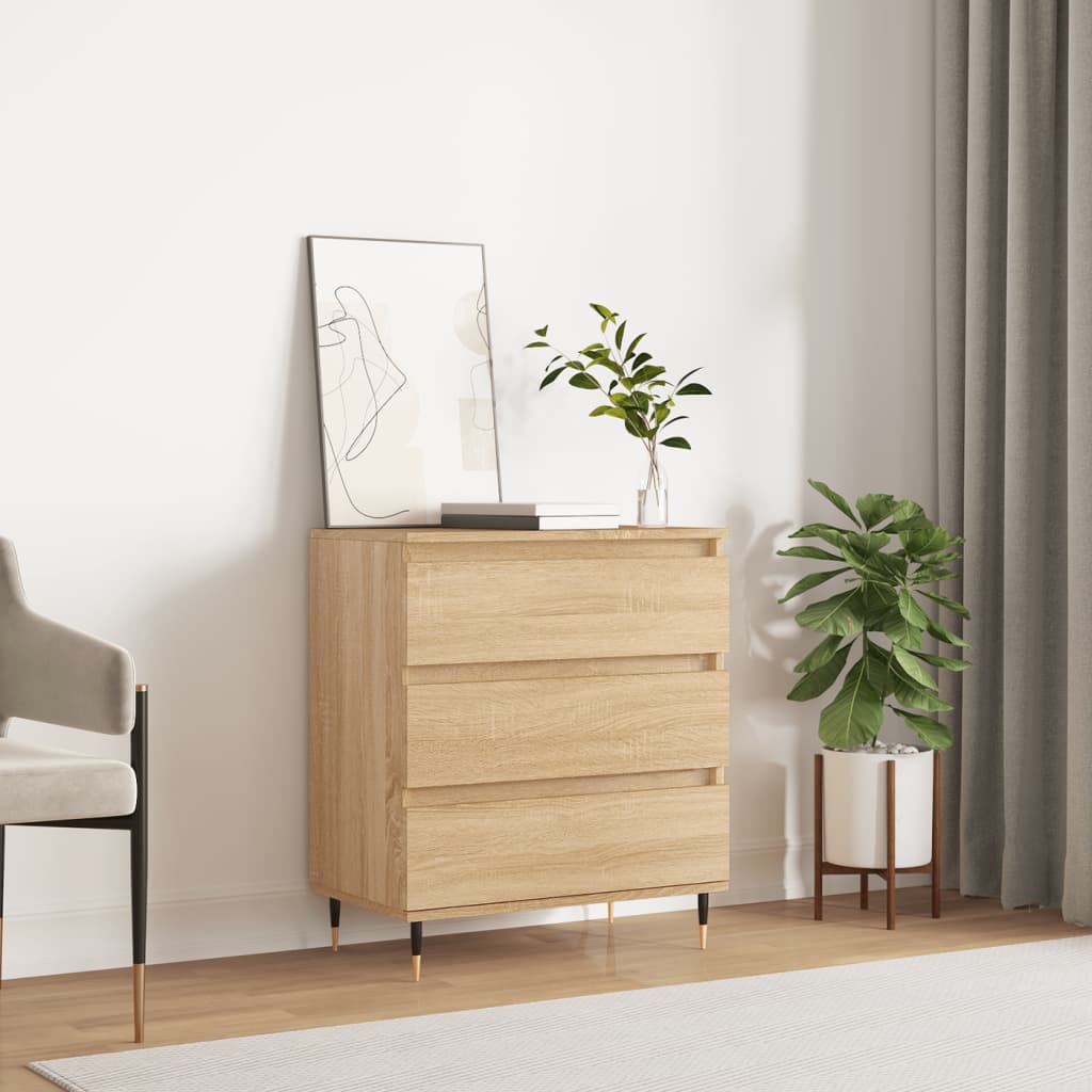 Credenza Rovere Sonoma 60x35x70 cm in Legno Multistrato - homemem39
