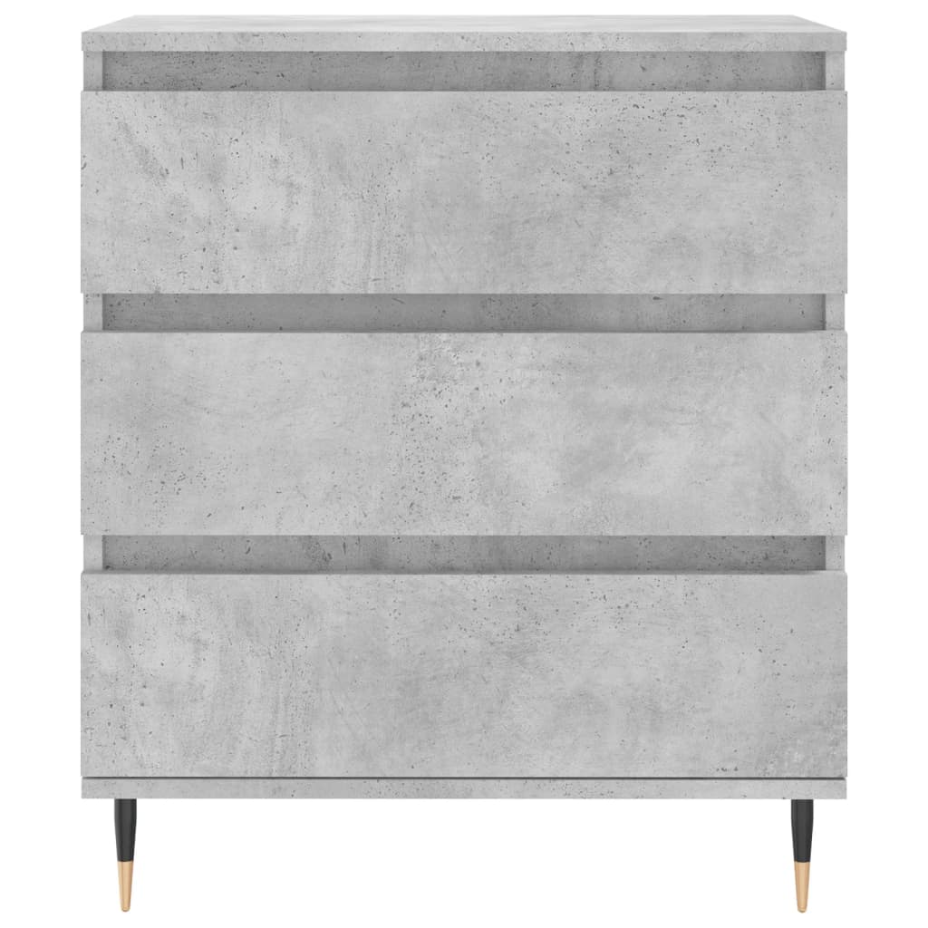 Credenza Grigio Cemento 60x35x70 cm in Legno Multistrato