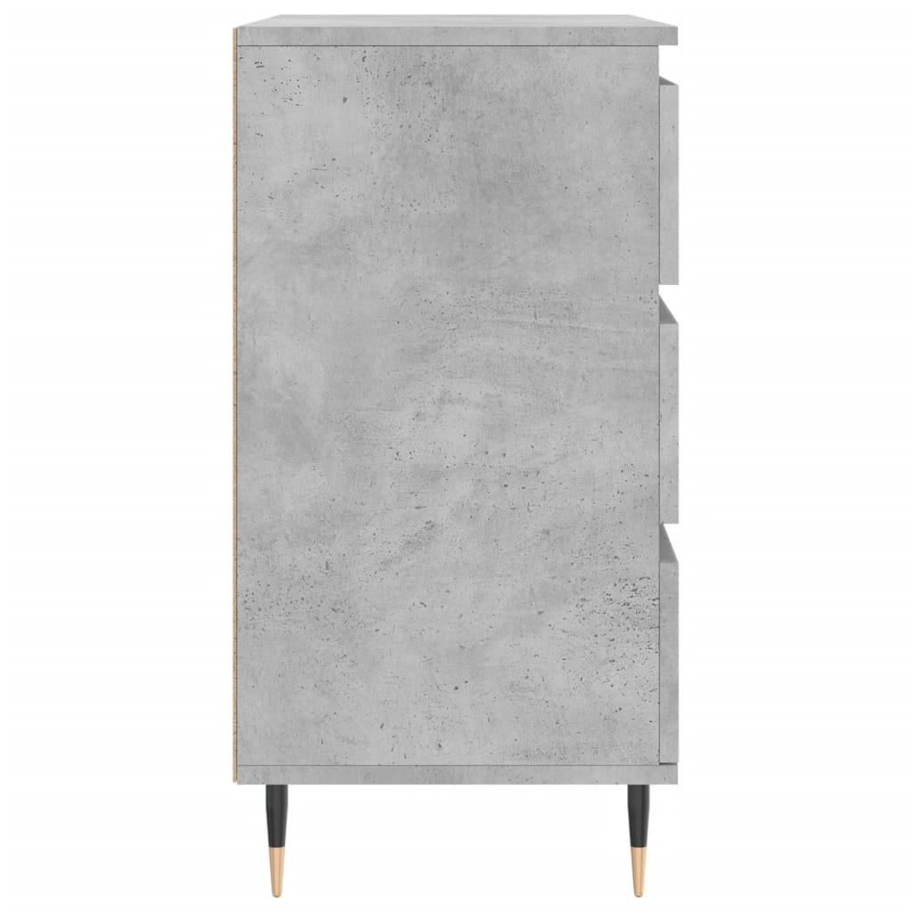 Credenza Grigio Cemento 60x35x70 cm in Legno Multistrato