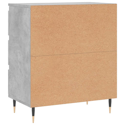 Credenza Grigio Cemento 60x35x70 cm in Legno Multistrato