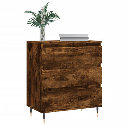 Credenza Rovere Fumo 60x35x70 cm in Legno Multistrato