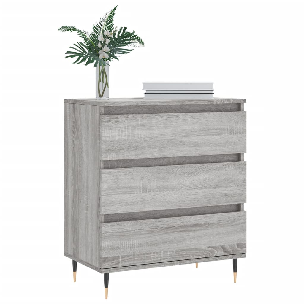 Credenza Grigio Sonoma 60x35x70 cm in Legno Multistrato - homemem39
