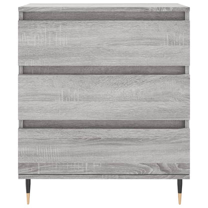 Credenza Grigio Sonoma 60x35x70 cm in Legno Multistrato