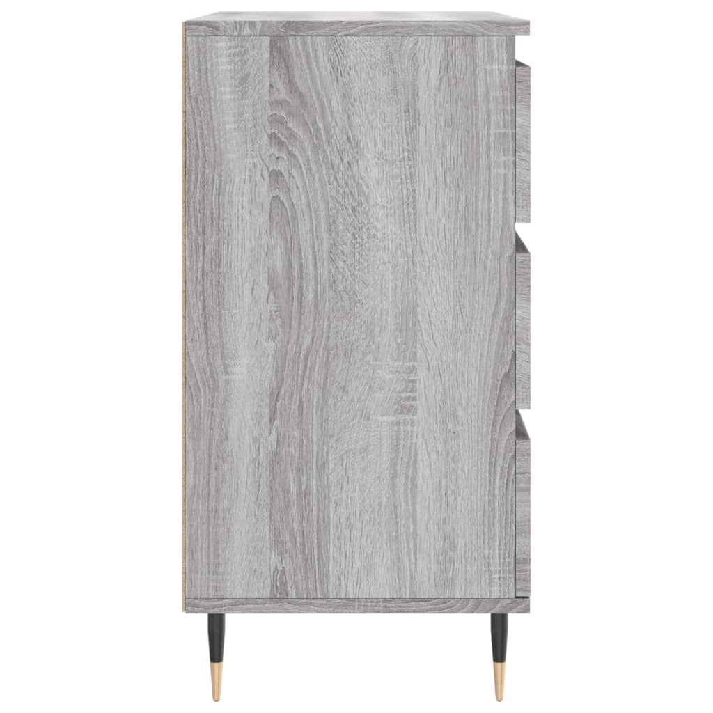 Credenza Grigio Sonoma 60x35x70 cm in Legno Multistrato
