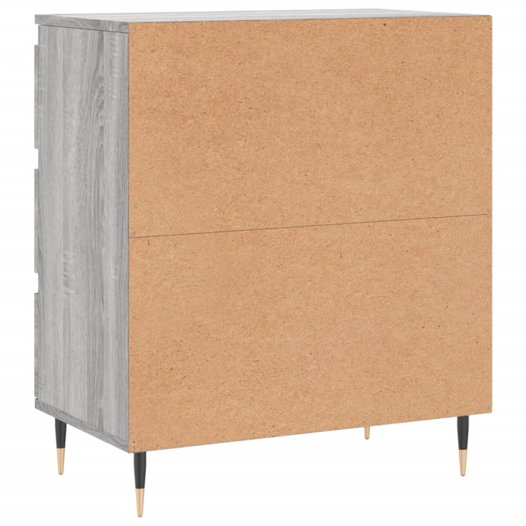 Credenza Grigio Sonoma 60x35x70 cm in Legno Multistrato - homemem39