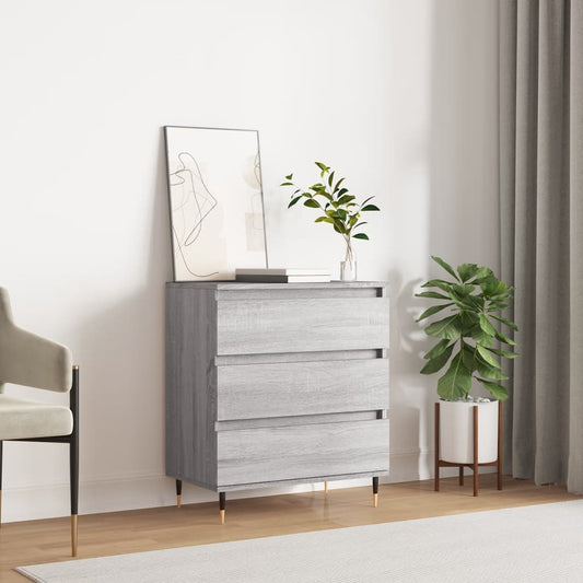 Credenza Grigio Sonoma 60x35x70 cm in Legno Multistrato | homemem39
