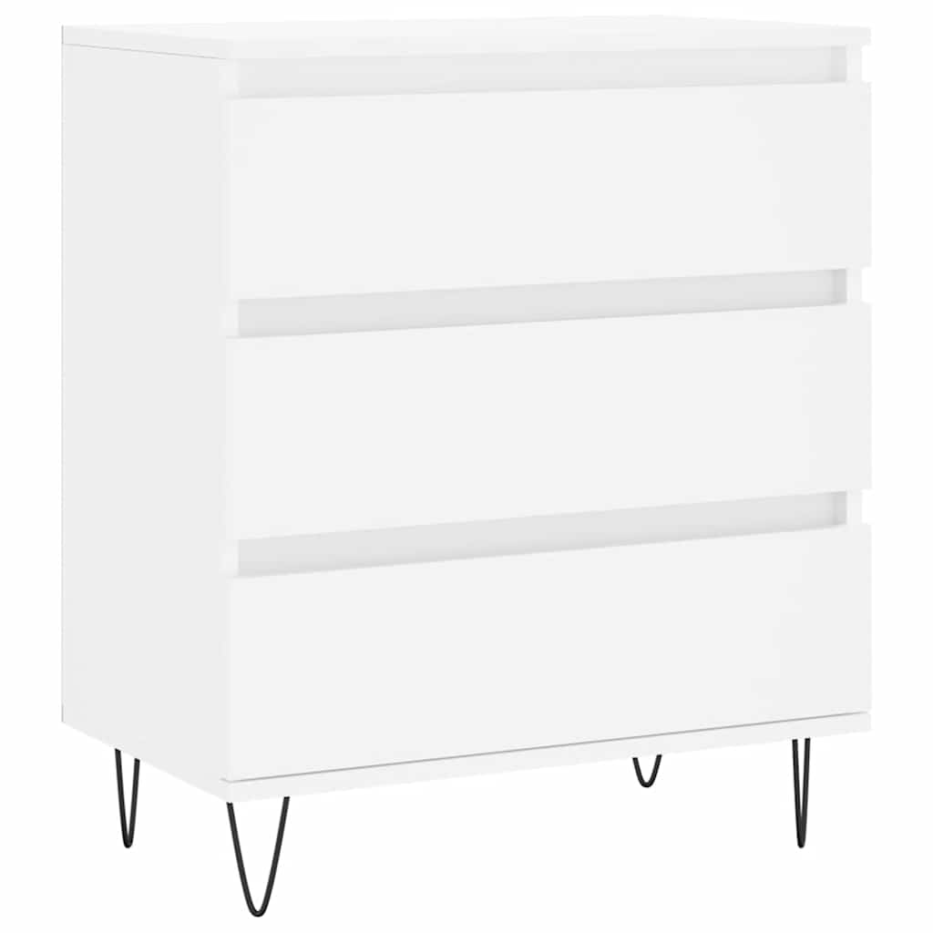 Credenza Bianca 60x35x70 cm in Legno Multistrato | homemem39