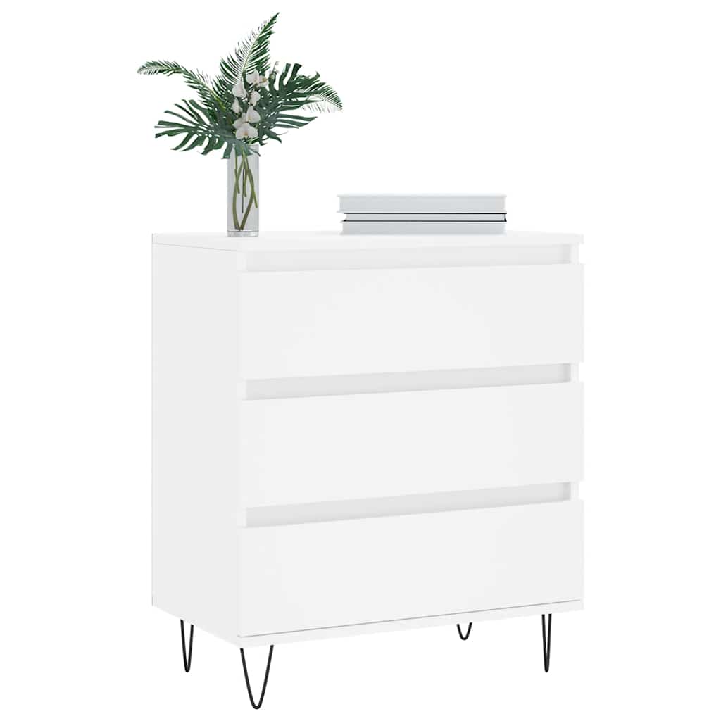 Credenza Bianca 60x35x70 cm in Legno Multistrato | homemem39
