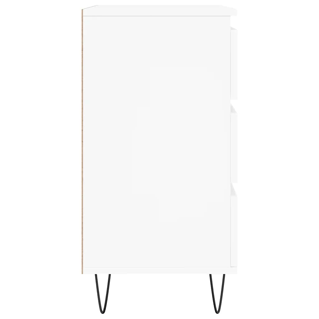 Credenza Bianca 60x35x70 cm in Legno Multistrato