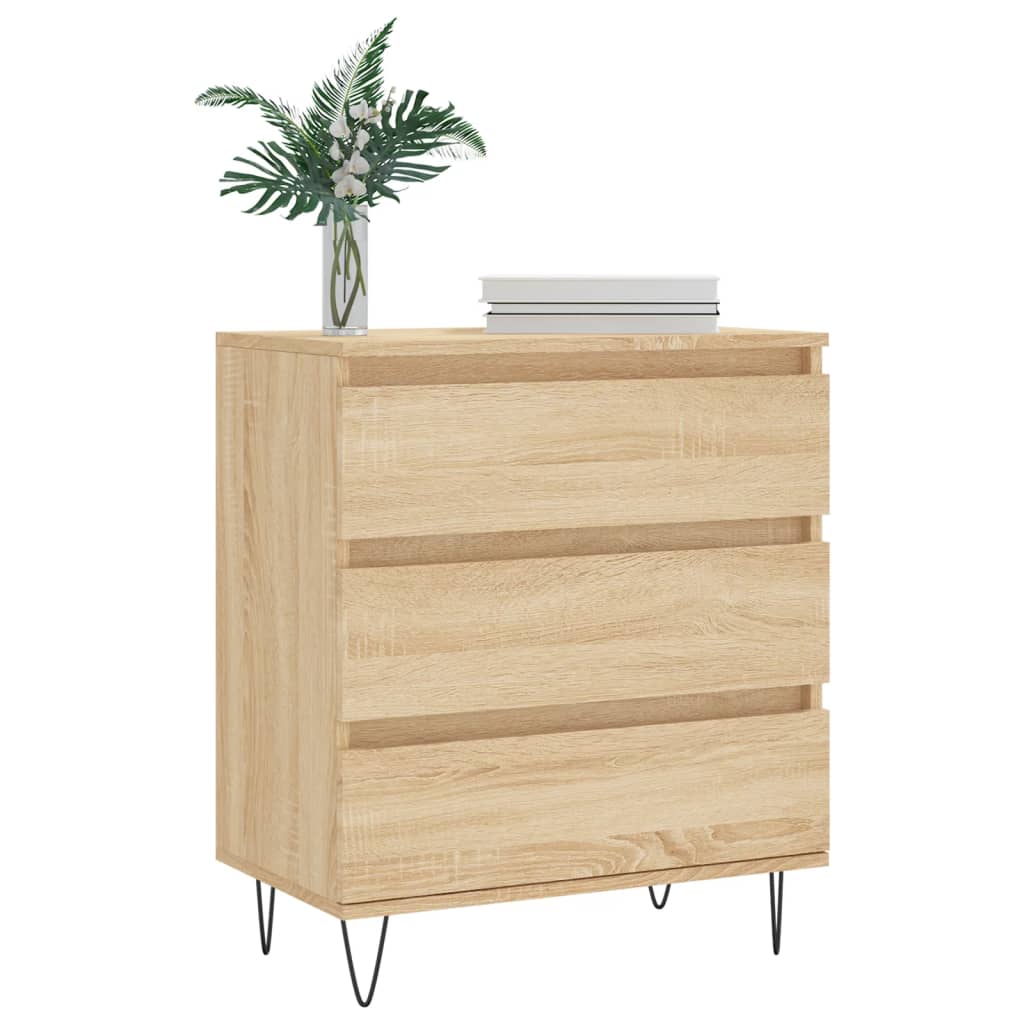 Credenza Rovere Sonoma 60x35x70 cm in Legno Multistrato - homemem39