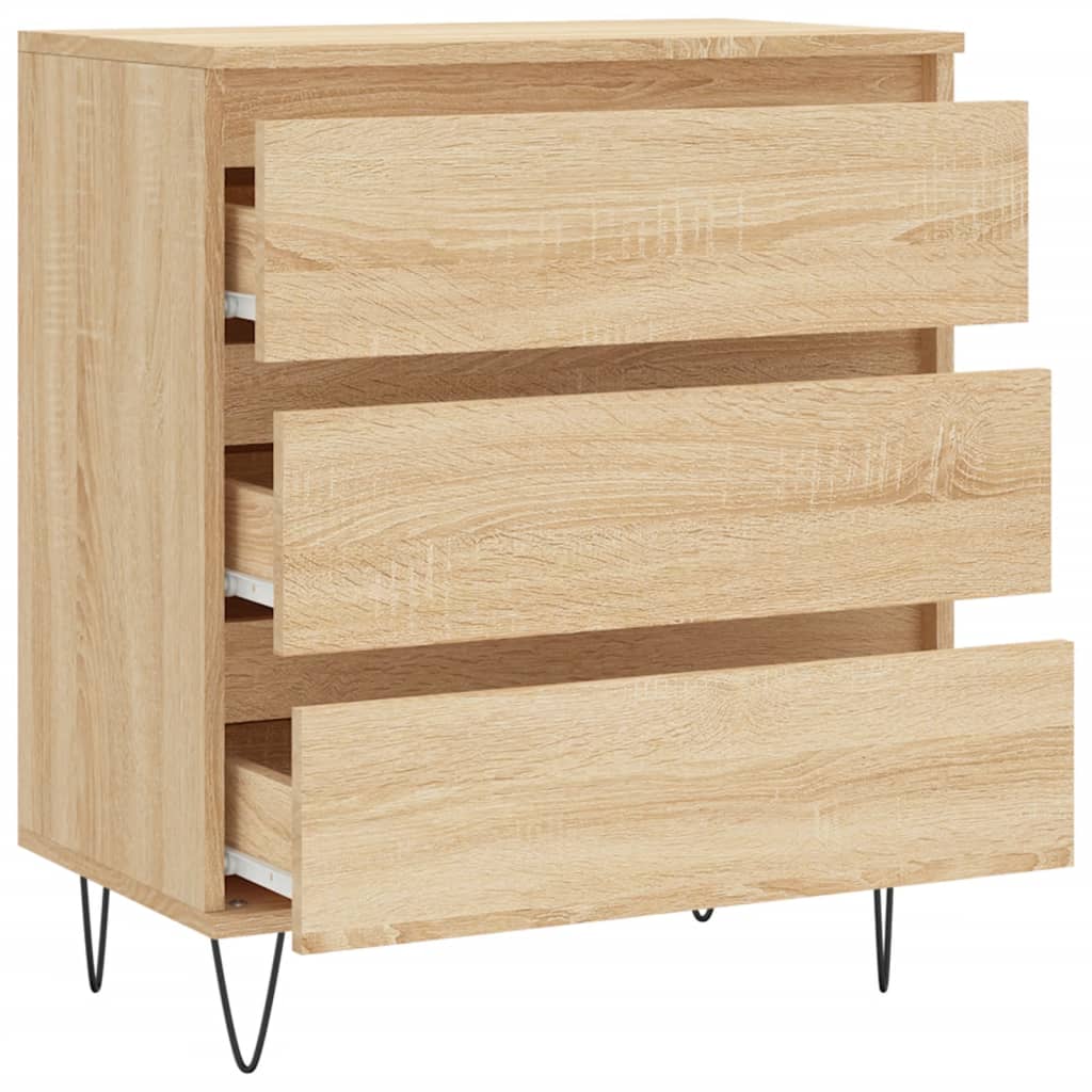 Credenza Rovere Sonoma 60x35x70 cm in Legno Multistrato - homemem39