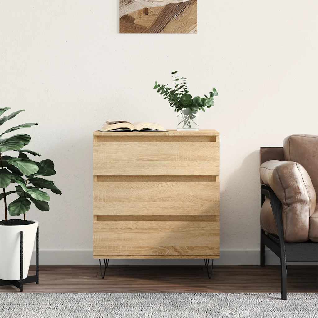 Credenza Rovere Sonoma 60x35x70 cm in Legno Multistrato | homemem39